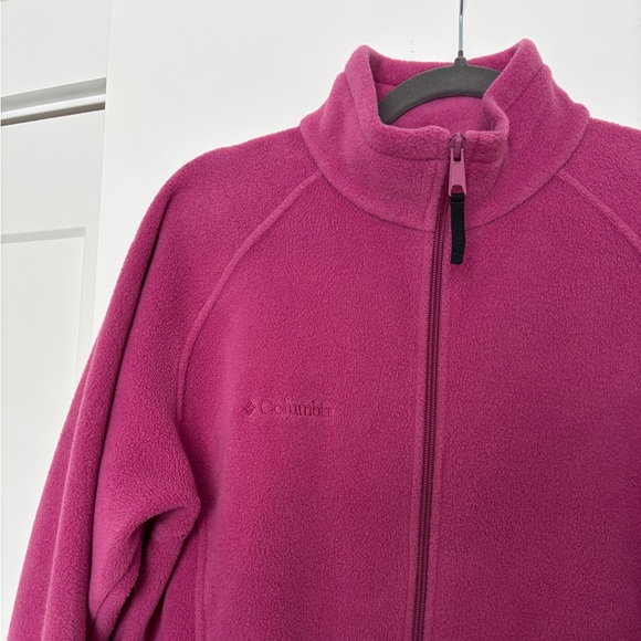 Columbia Magenta Full-Zip Fleece Jacket - Picture 7 of 11